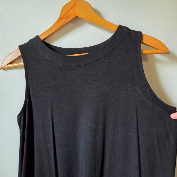 EUC J JILL BLACK BOATNECK LONG TANK TOP SIZE SMALL - Picture 4 of 12